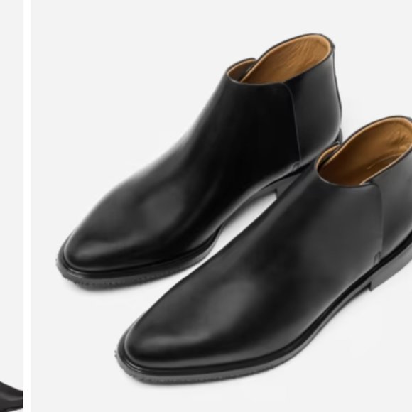 Everlane Shoes - Pre Owned Everlane The Modern Ankle Boot 7.5 Low Heel Gloss